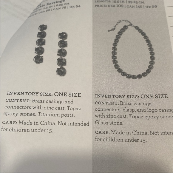 NWT |  Cabi 2264 Twinkle necklace & Earrings - Picture 6 of 7